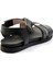 Siyah Leather Kadın Sandalet K05724660203 3