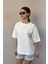 Kadın Oversize Tişört-Beyaz 1