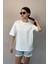 Kadın Oversize Tişört-Beyaz 7
