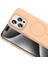 iPhone 15 Pro Max Uyumlu Kılıf M-Safe Şarj Özellikli Ruby Kapak Çöl Titanyum 2