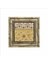 Osmanlı Tezhip Deseni Baskılı Doğaltaş Tablo (25 x 25 Kd-48) 2