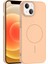 iPhone 14 Uyumlu Kılıf M-Safe Şarj Özellikli Ruby Kapak Çöl Titanyum 1