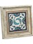 Karatay Medresesi Çini Desen Baskılı Doğaltaş Tablo (20 x 20 Kd-10) 3