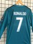 Real.madrid.ronaldo Turkuaz 2018 Uzun Kol Deplasman Yetişkin Forma 4