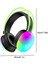 Rgb Işıklı Yüksek Ses Kaliteli Kablosuz Kulak Üstü Bluetooth Kulaklık 3