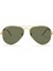 RB 3025 00158 62 AVIATOR Unisex Gold Metal Damla Güneş Gözlüğü 2