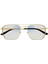 Gg 1881S 005 54 Unisex Pilot Gold Metal Güneş Gözlüğü 2