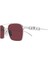 Gg 1808S 004 52 Unisex Dikdörtgen Gri Metal Güneş Gözlüğü 2