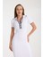Polo Yaka Fit Kesim Ribana Elbise DNV-000107 4
