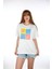 Kuş Desenli Bakılı T-Shirt 3