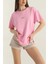 Oversize Kısa Kollu Kadın T-Shirt-Al@ 1