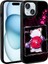 Apple iPhone 14 Uyumlu Ikonik Figürlü Kabartmalı Parlayan Kapak Kılıf 1