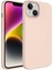 iPhone 14 Plus Kılıf Sıvı Teknolojili Silinebilir Sert Kılıf Yumuşak Dokulu ve Soft Yapılı Magsafe Özellikli Pastella Premium Silikon Kapak Kapak 1