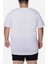 3'lü Büyük Beden Kısa Kollu Bisiklet Yaka Erkek Battal Atlet-Fanila 1015 - %100 Pamuk Penye Süprem-3XL-7XL 5