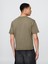 Erkek Haki Heavyweight Crop T-Shirt 4