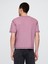 Erkek Koyu Lila Heavyweight Crop T-Shirt 4