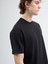 Ricardo 84002 Oversize Siyah Erkek Basic T-Shirt 3