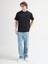 Ricardo 84002 Oversize Siyah Erkek Basic T-Shirt 4