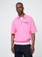Erkek Pembe Vintagesoft Spor Çeyrek Fermuarlı Pullover Sweatshirt 1
