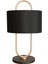 Glora Mermer Desenli Rose Gold Abajur 1