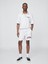 Erkek Beyaz Vintagesoft Spor Çeyrek Fermuarlı Pullover Sweatshirt 2