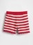 Kız Bebek Kırmızı Örgü Şort 2