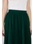 Yeşil Şifon Piliseli Yüksek Bel Maxi Etek 1003 4