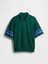 Erkek Koyu Yeşil Vintagesoft Çeyrek Fermuarlı Gap Logo T-Shirt 3
