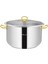 18X10 Gold Çelik Derin Tencere 1
