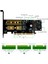 Sagrado 3'ü 1 Arada Msata ve M.2 Nvme Sata Ssd'den Pcı-E 4x'e ve Soğutuculu Sata3 Adaptörü Pcıe M.2 Ssd'yi (Yurt Dışından) 2