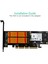 Sagrado 3'ü 1 Arada Msata ve M.2 Nvme Sata Ssd'den Pcı-E 4x'e ve Soğutuculu Sata3 Adaptörü Pcıe M.2 Ssd'yi (Yurt Dışından) 4