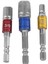 Adaptör Matkap Ucu, 3 Adet Darbe Soketi Kare Somun Sürücü Ucu + 3 Adet 1/4 Hex Tornavida Ucu Tutucu + 1 Adet 1/4 Hex 105 Derece Sağ Açılı Matkap Aparatı (Yurt Dışından) 1
