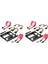 2x 2 2,5 Ila 3,5 Inç Harici HDD SSD Metal Montaj Kiti Sabit Disk Adaptör Braketi Sata Veri Güç Kabloları ile (Yurt Dışından) 1