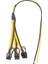Sagrado 5 Adet Güç Uzatma Kablosu 6 + 2 Pin Kart Hattı 1 Ila 3 6pin + 2pin Adaptör Kablosu 12AWG + 18AWG Madenci Madencilik Için Splitter Tel Btc (Yurt Dışından) 3