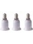 3x E14-E27 LED Işık Lamba Vidalı Ampul Soket Adaptörü Dönüştürücü (Yurt Dışından) 1