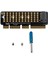 Sagrado M2 Nvme Adaptör Kartı M2 SSD Nvme'den Pcıe 4.0x4 Yükseltici Kart Sabit Disk Adaptörü 1u Sunucu Için Mkey Adaptörünü (Yurt Dışından) 1