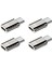4pcs Tip-C Çok Fonksiyonlu Adaptör Tip-C Dişi - Tip-C Erkek Adaptör 20 Gbps Hızlı Şarj Ses Video Aktarım Adaptörü (Yurt Dışından) 1