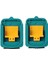 ADP05 BL1815 BL1830 BL1840 -Ion 14.4-18V Güç Adaptörü Için 2 Adet USB Şarj Adaptörü Dönüştürücü, Mavi (Yurt Dışından) 1