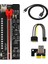 Sagrado 5 Adet Renkli Yükseltici VER12 Pro Pcı-E Pcıe Pcı Express Kart Gpu 1x X16 6pin Sata Adaptör Kablosu Madencilik Yükseltici Video Kartı Için (Yurt Dışından) 2