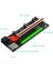 Sagrado 5 Adet Renkli Yükseltici VER12 Pro Pcı-E Pcıe Pcı Express Kart Gpu 1x X16 6pin Sata Adaptör Kablosu Madencilik Yükseltici Video Kartı Için (Yurt Dışından) 5