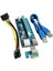 Sagrado Pcıe 1x - 16X Grafik Kartı Uzatma Kablosu Adaptör Kartı, Usb3.0 Uzatma Kablosu ve Sata Güç Kablosu (VER008C) (Yurt Dışından) 2