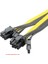 Sagrado 5 Adet Pcı-E 8pin Güç Kaynağı Splitter Kablosu Gpu 8 P Dişi Çift 6 + 2 P Erkek Grafik Kartı Güç Kablosu Adaptör Kablosu (Yurt Dışından) 4