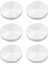 6x Cam Plaka Adaptör Masa Ayağı, Alüminyum, Yuvarlak, 50X8MM, Gümüş (Yurt Dışından) 1