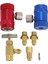 R1234YF Kendinden Sızdırmazlıklı Kapak Musluğu, R134A Tank Adaptörü ve R1234 Hızlı Bağlantı Elemanları, A/c Refrigerants Ana Kat Gösterge Seti Için (Yurt Dışından) 1