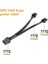 Sagrado 2 Adet Gpu Pcıe 8 Pin Dişi Çift 2x 8 Pin (6+2) Erkek Pcı Express Güç Adaptörü Örgülü Y-Splitter Uzatma Kablosu, 20 cm (Yurt Dışından) 3