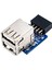 Sagrado Adet 9pin Anakart Çift Usb2.0 Adaptörü 9 Pin Dişi Dönüştürücü Pcb Kartı Kart Genişletici Dahili Bilgisayar Konektörü (Yurt Dışından) 2