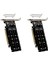 2x Çift Taraflı 4 Diskli Nvme Raıd Kartı PCIEX16 - M.2 M-Key NVMEX4SSD 2u Sunucu Raıd Dizisi Genişletme Adaptörü Bölünmüş Kart (Yurt Dışından) 1