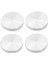 4x Cam Plaka Adaptör Masa Ayağı, Alüminyum, Yuvarlak, 50X8MM, Gümüş (Yurt Dışından) 1