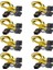 Sagrado 8 Paket 6-Pin - Çift 8 (6 + 2) -Pin Pcıe Adaptör Güç Kablosu, Grafik Ekran Kartı Için Gpu VGA Y-Splitter Uzatma Kablosu (Yurt Dışından) 1