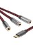 Sagrado Tip-C Ses Kablosu USB 3.1 Ila 3.5mm Dişi Ayırıcı Kablo Aux Mikrofonlu Kulaklık Adaptör Jakı (Yurt Dışından) 1